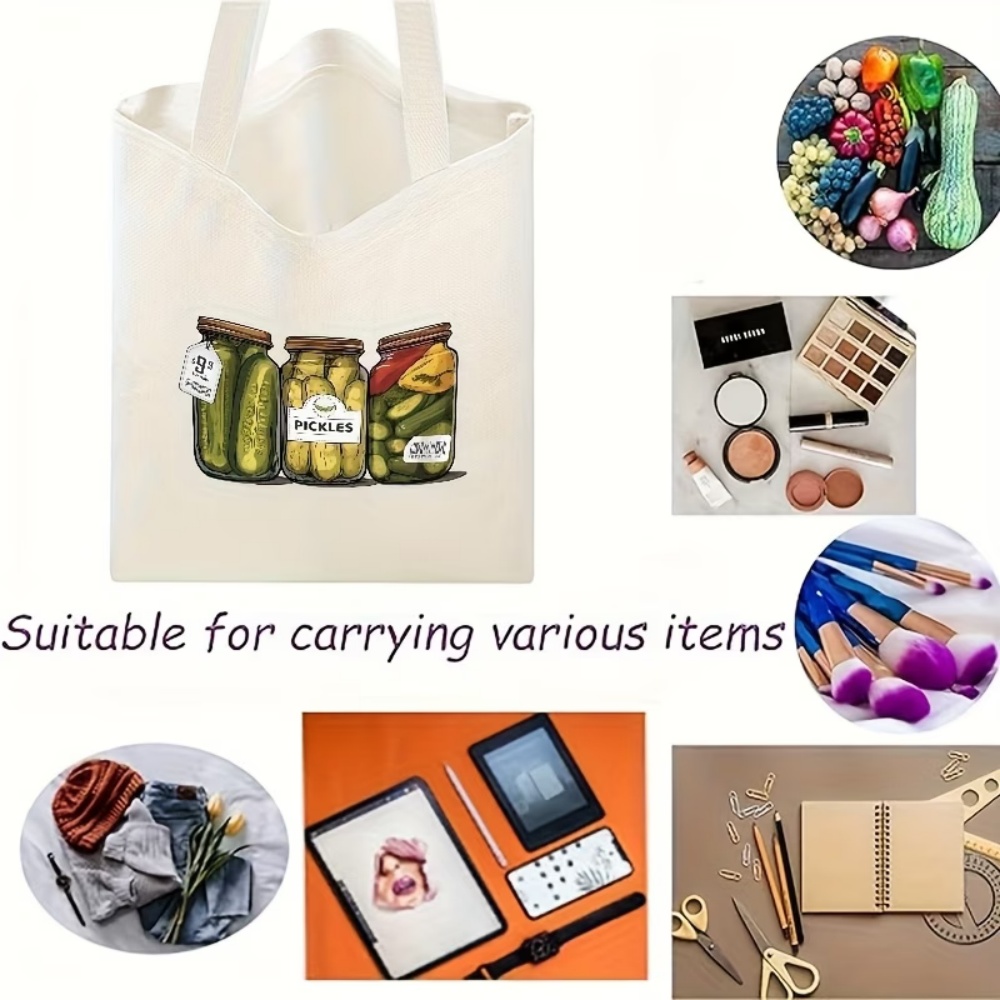 1 Large Capacity Durable Canva - Tote Bag Canvas Print 评论和价格