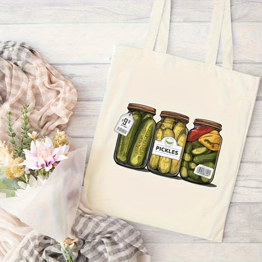 1 Large Capacity Durable Canva - Tote Bag Canvas Print 评论和价格