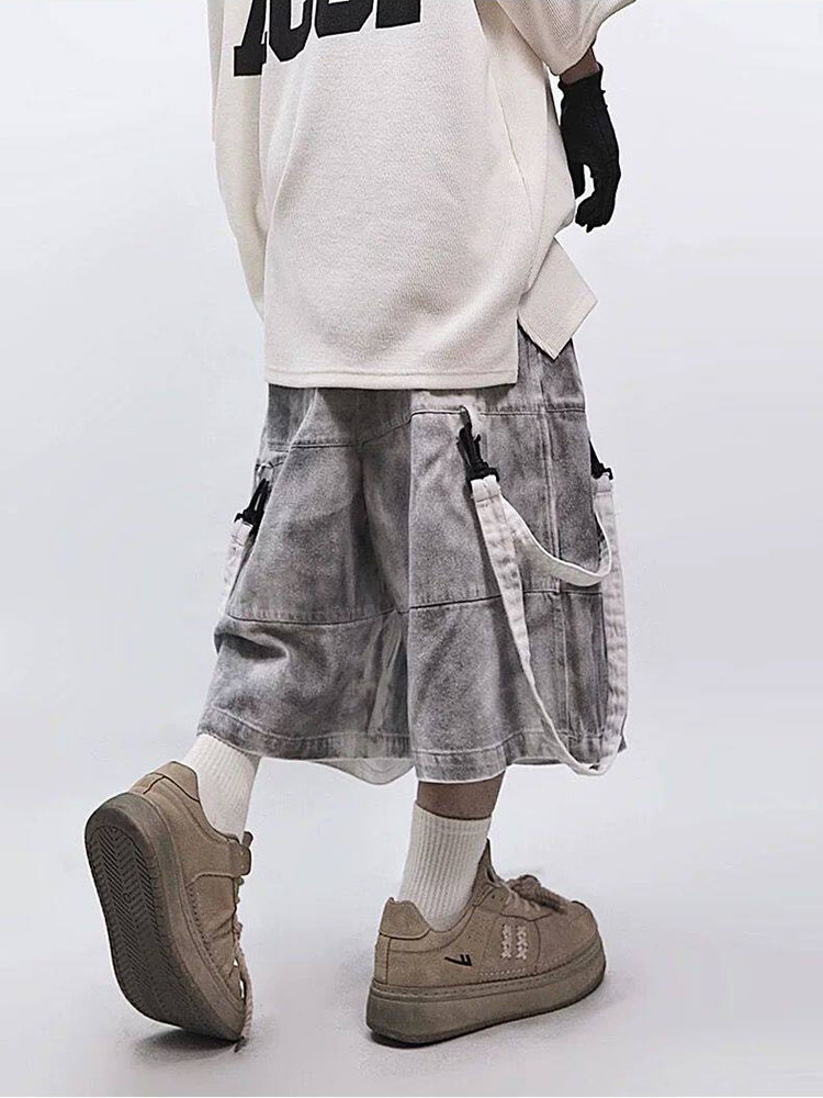 Retro Hip-hop Men's Ripped Jea - Street Fashion Hip Hop 评论和价格